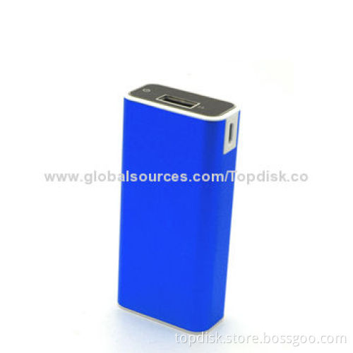 lithium ion mobile phone chargers power bank with 5200mAh Capacity for iphone and samsung